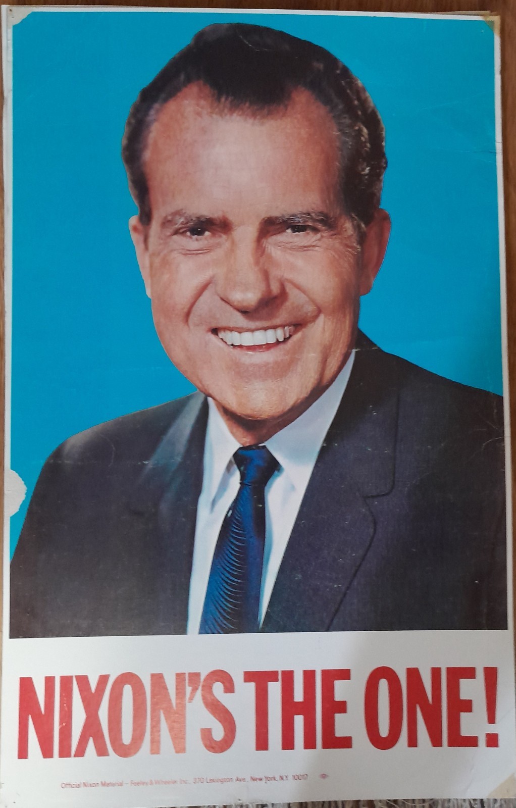 Richard Nixon 1968 Presidential Campaign Poster – Nixon is the one