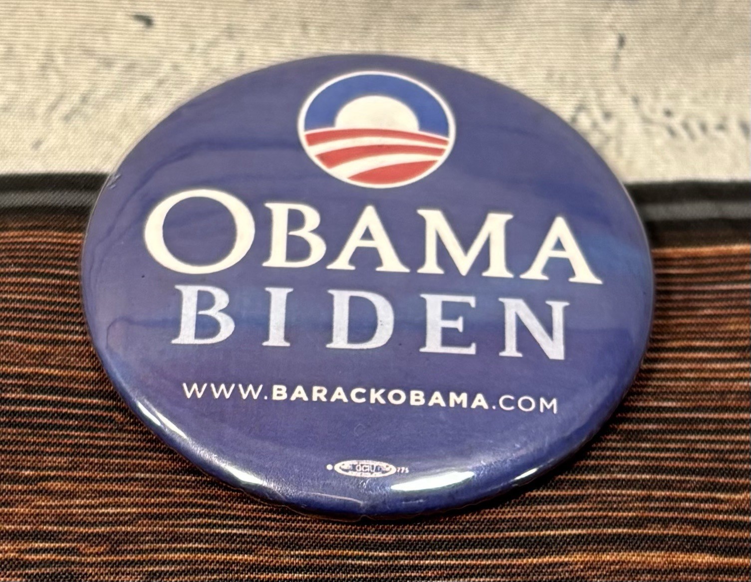 2008 President Barack Obama / VP Joe Biden Campaign Button/Pin