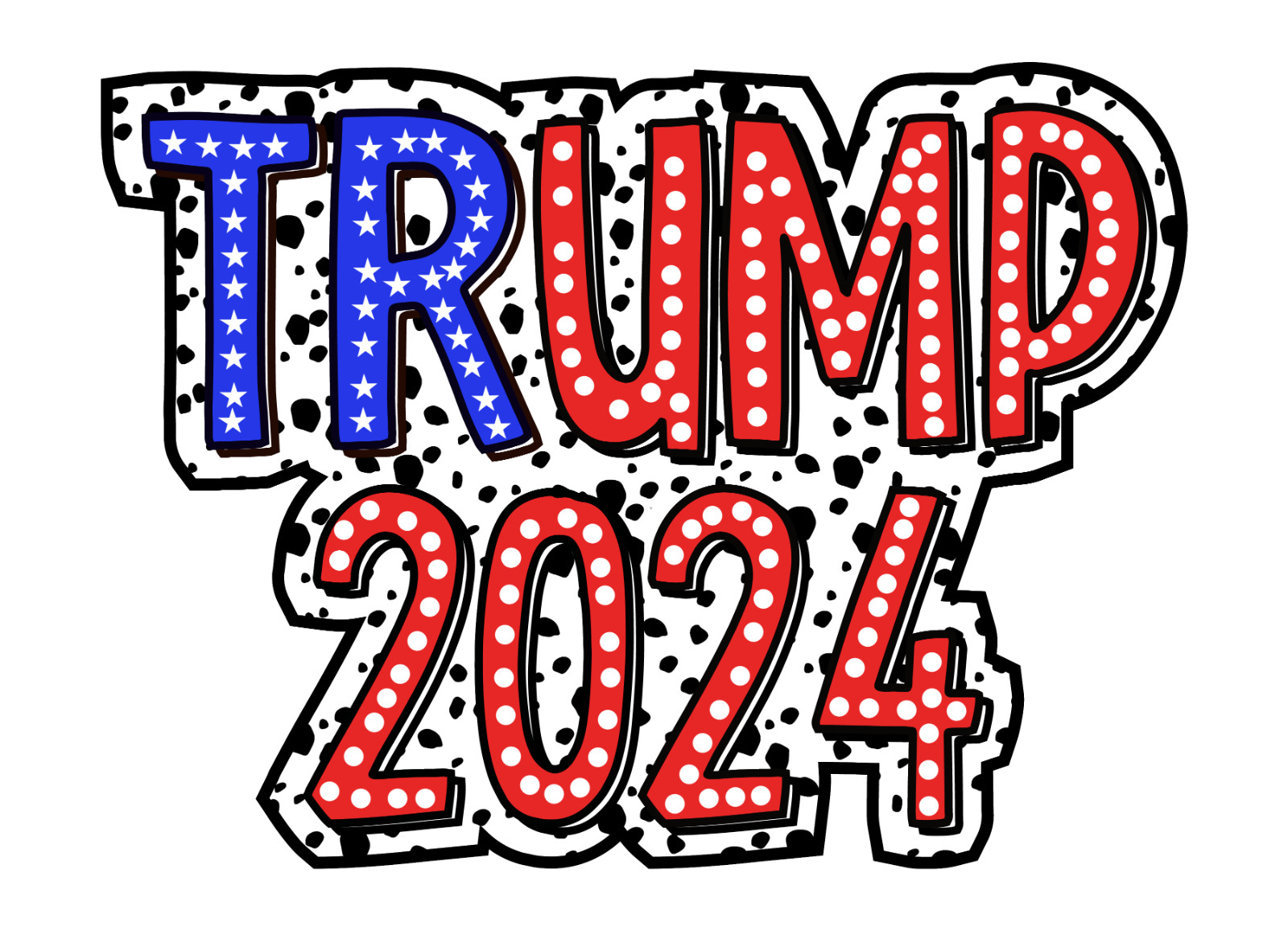 25PCS SET TRUMP 2024 STICKERS TAKE AMERICA BACK DONALD MAGA 2x3in