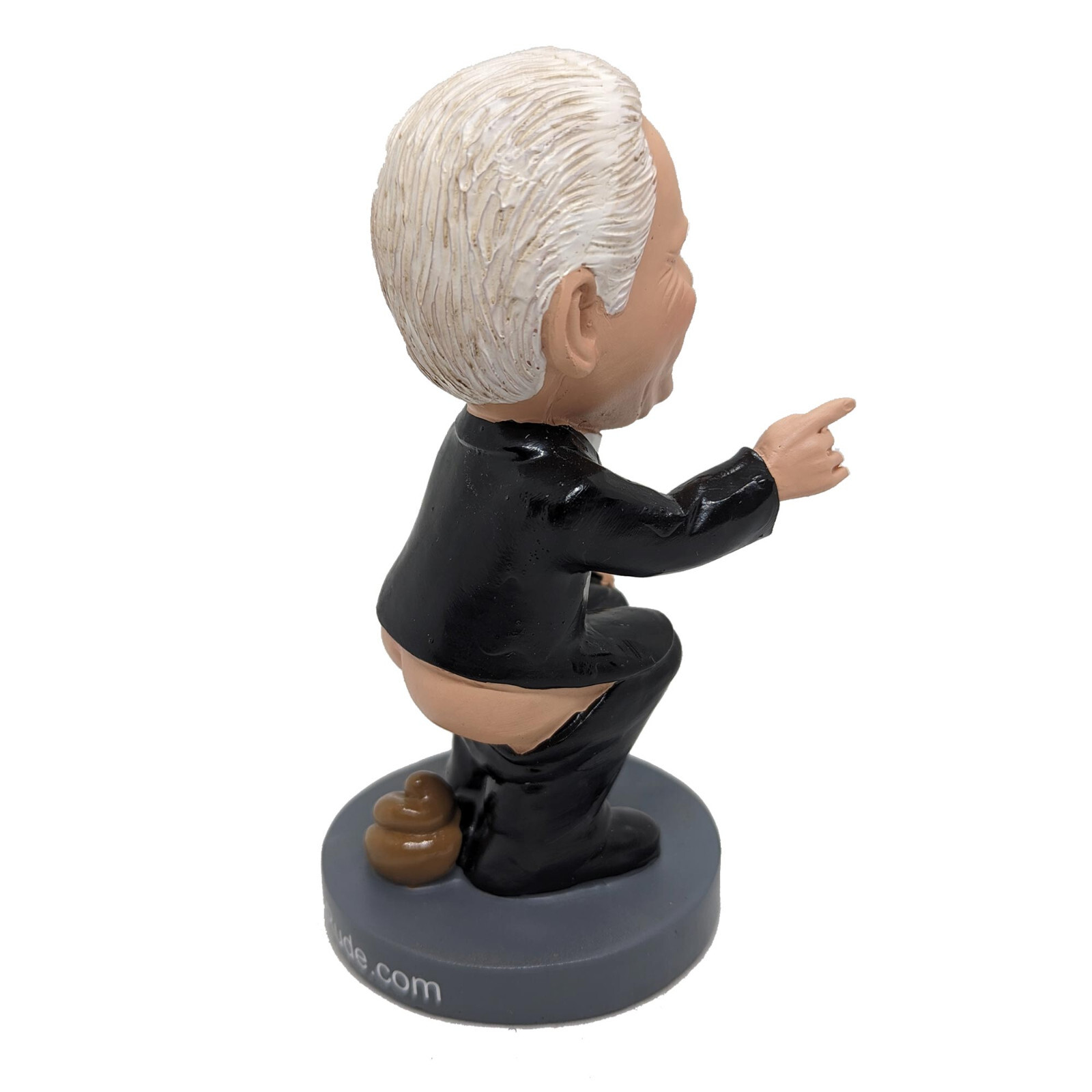 Slidin’ Biden Caganer Pooper Figurine Bobblehead Guy