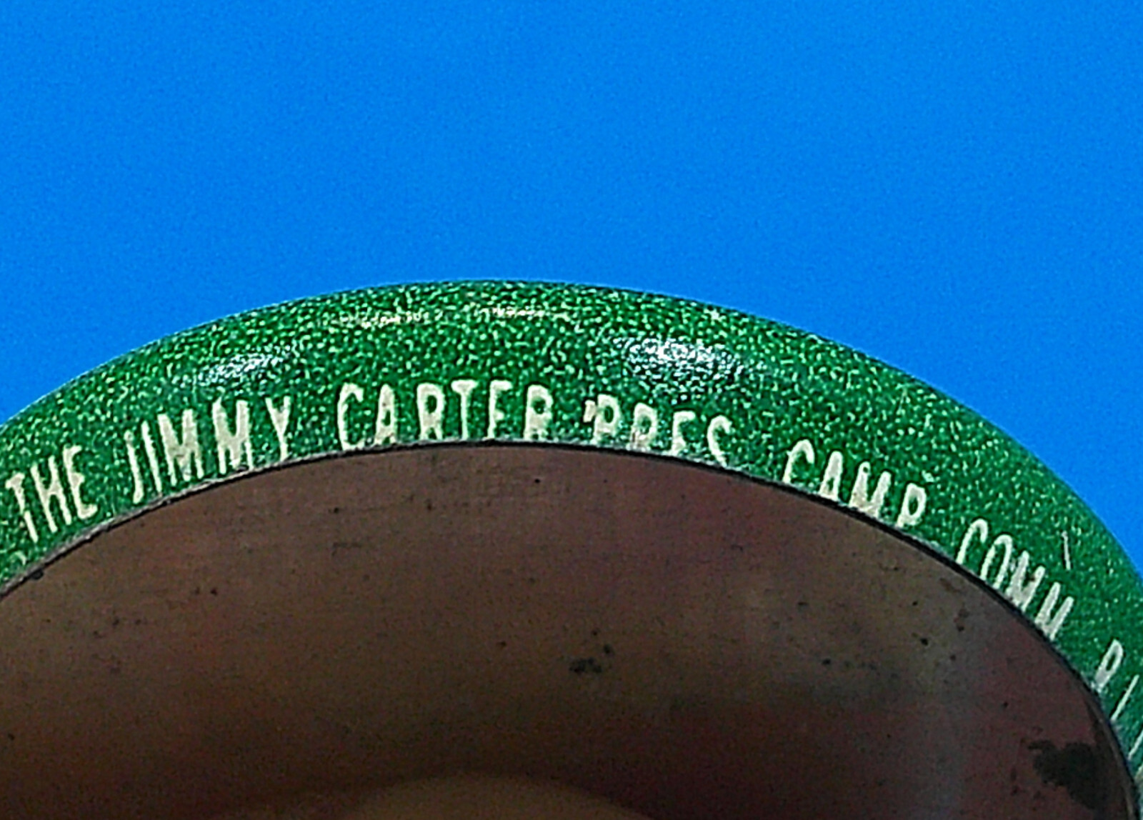 Vintage Green 1976 Democrat Jimmy Carter President Campaign Pinback Pin Button