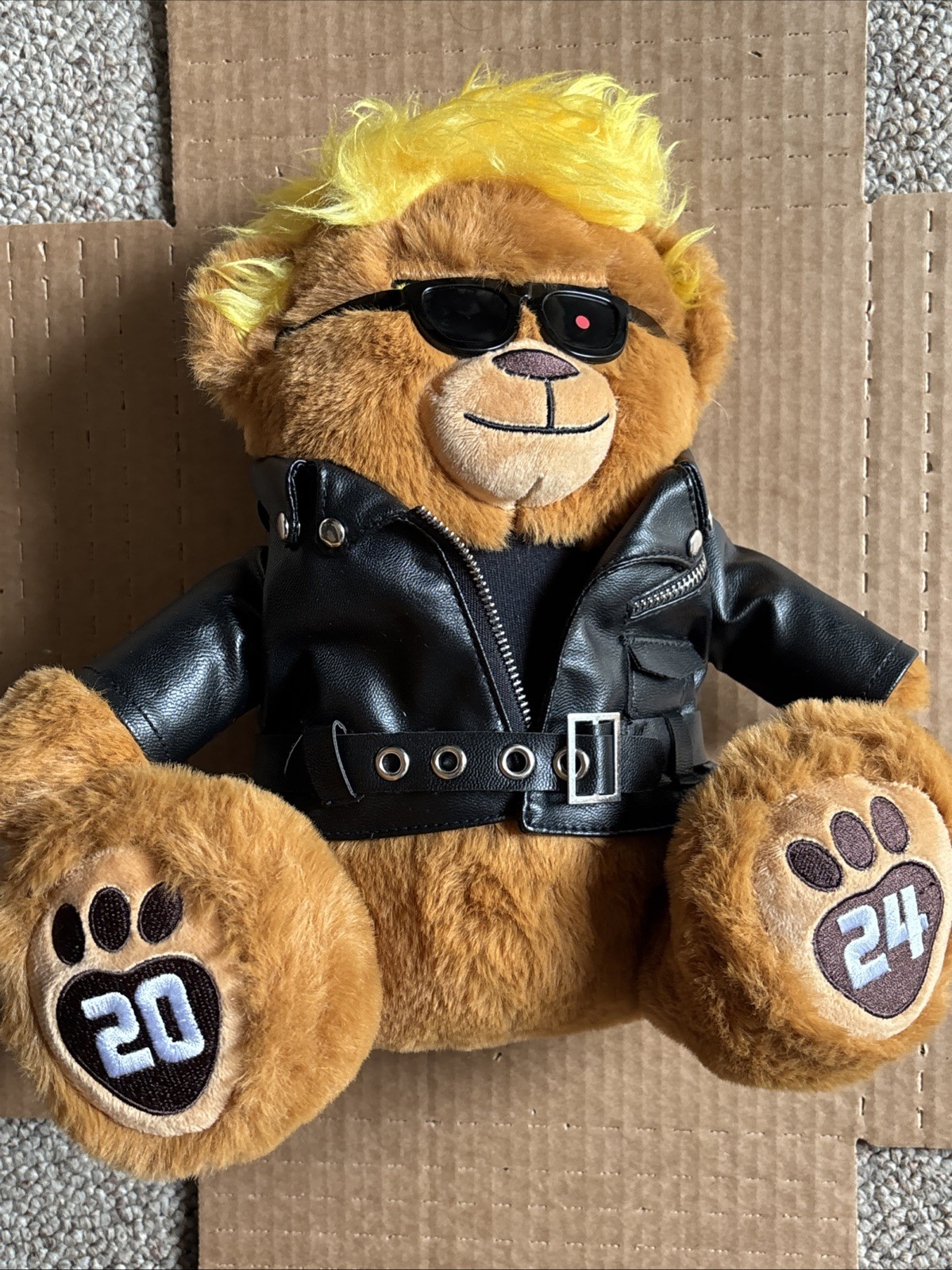 Trumpinator Teddy Bear Donald Trump Terminator Plush Toy 2024 I’ll Be Back 11″