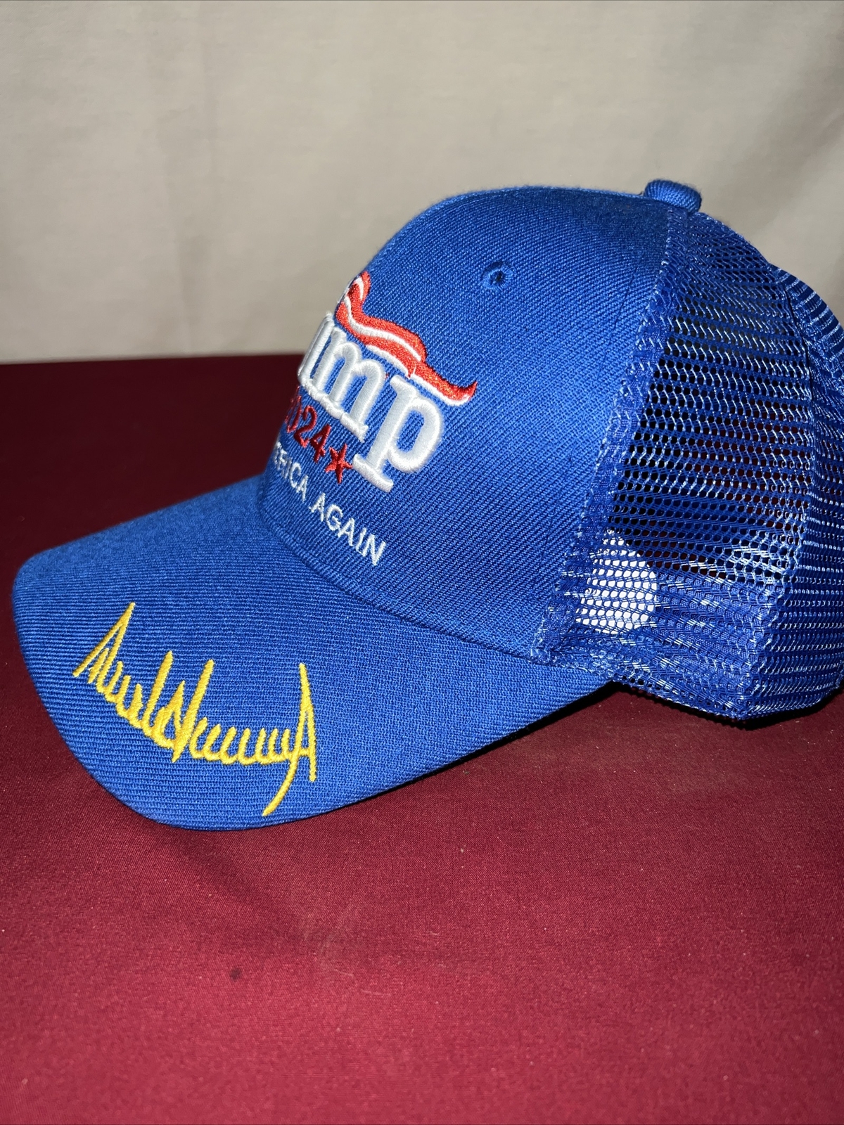 Donald Trump 2024 Save America Again Hat Blue