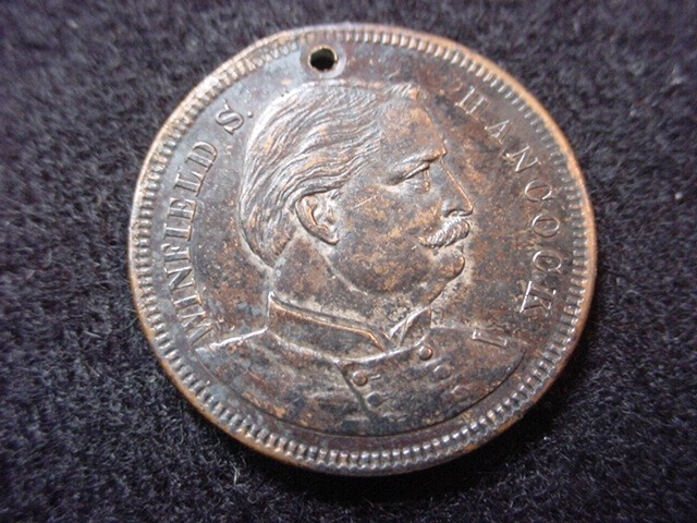 Windfield Scott Hancock 1880 Presidential Campaign Token