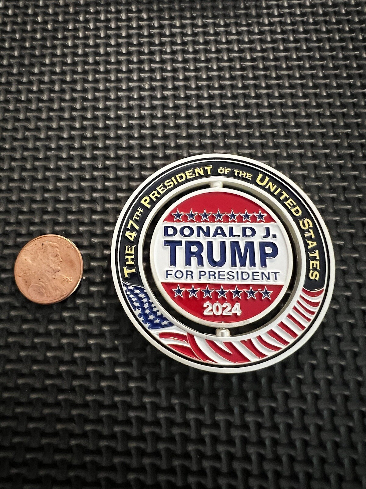 2024 POTUS Campaign Donald J Trump Vs Joesph R Biden Spinning Challenge Coin