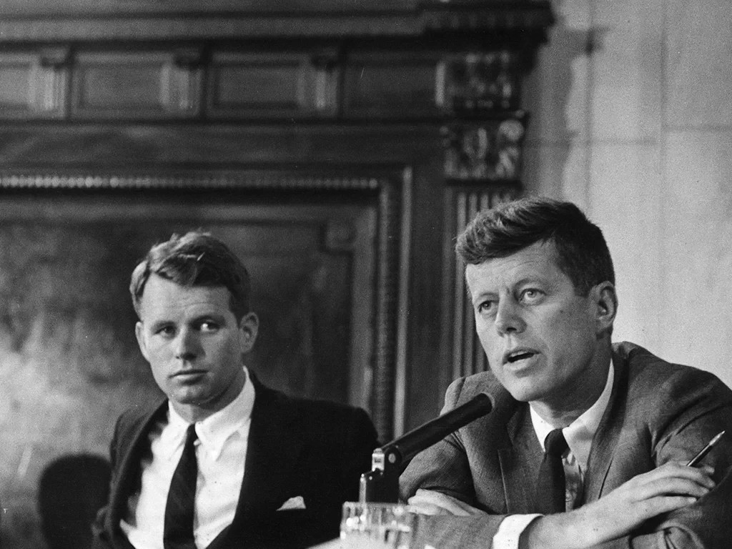 John F Kennedy JFK and Robert F Kennedy RFK Photo 8.5×11