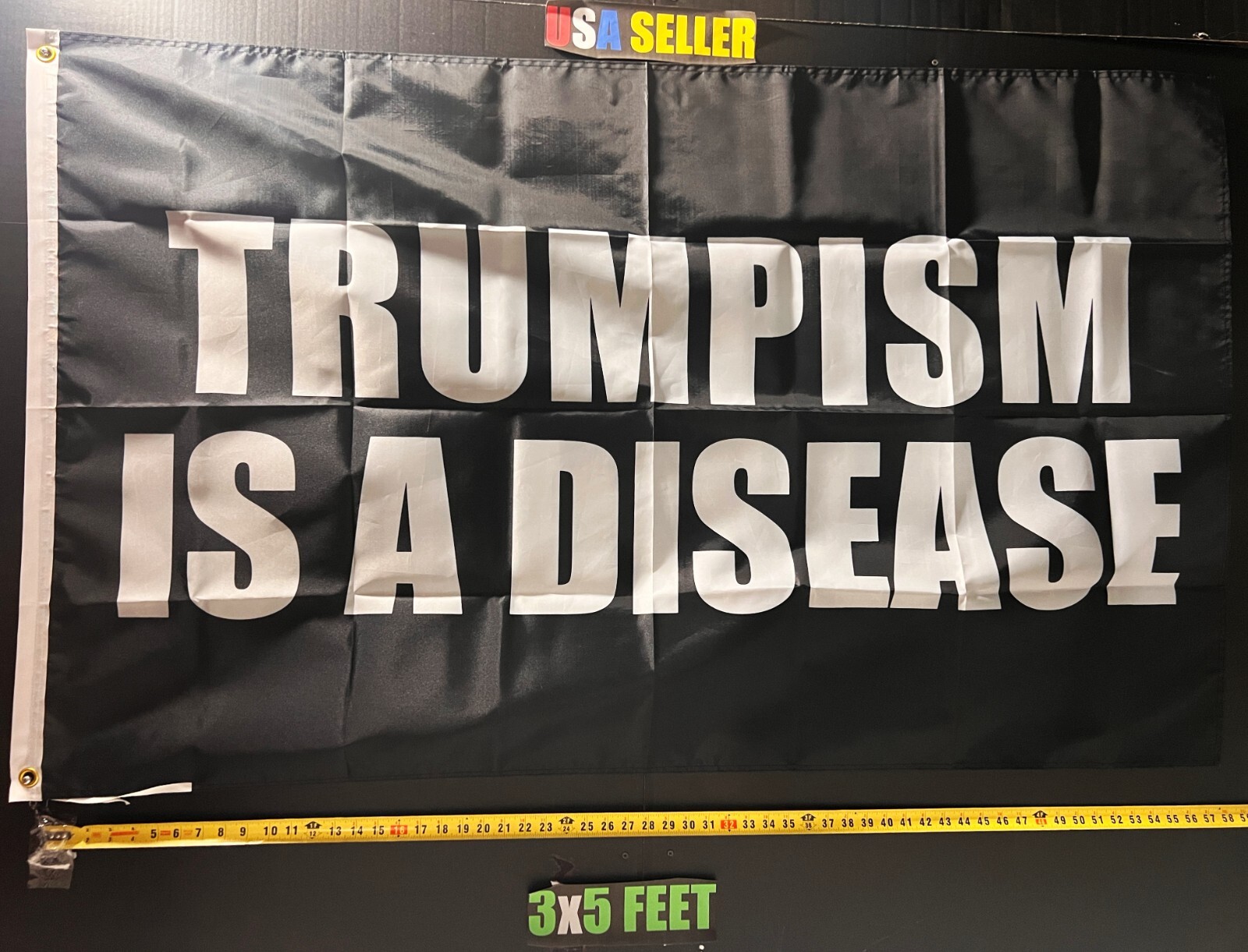 Anti Trump Flag FREE SHIPPING b Trump For Prison America Beer Man Cave Sign 3×5′