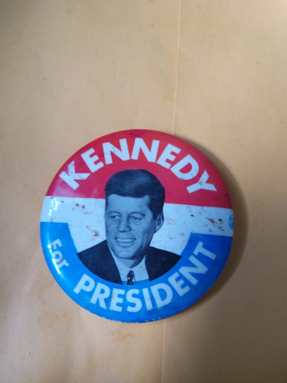 Vintage 60’s KENNEDY FOR PRESIDENT Campaign Pin