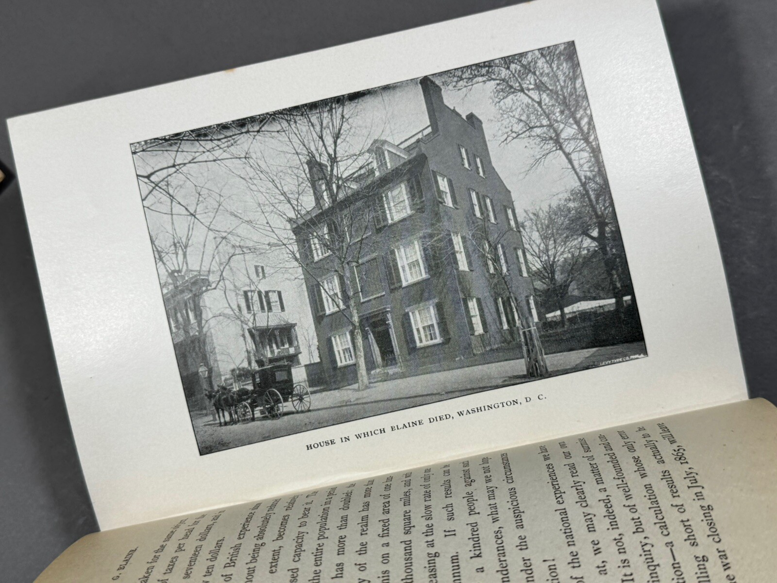Life of James G. Blaine Presidential Candidate Maine Photograph & Book Lot