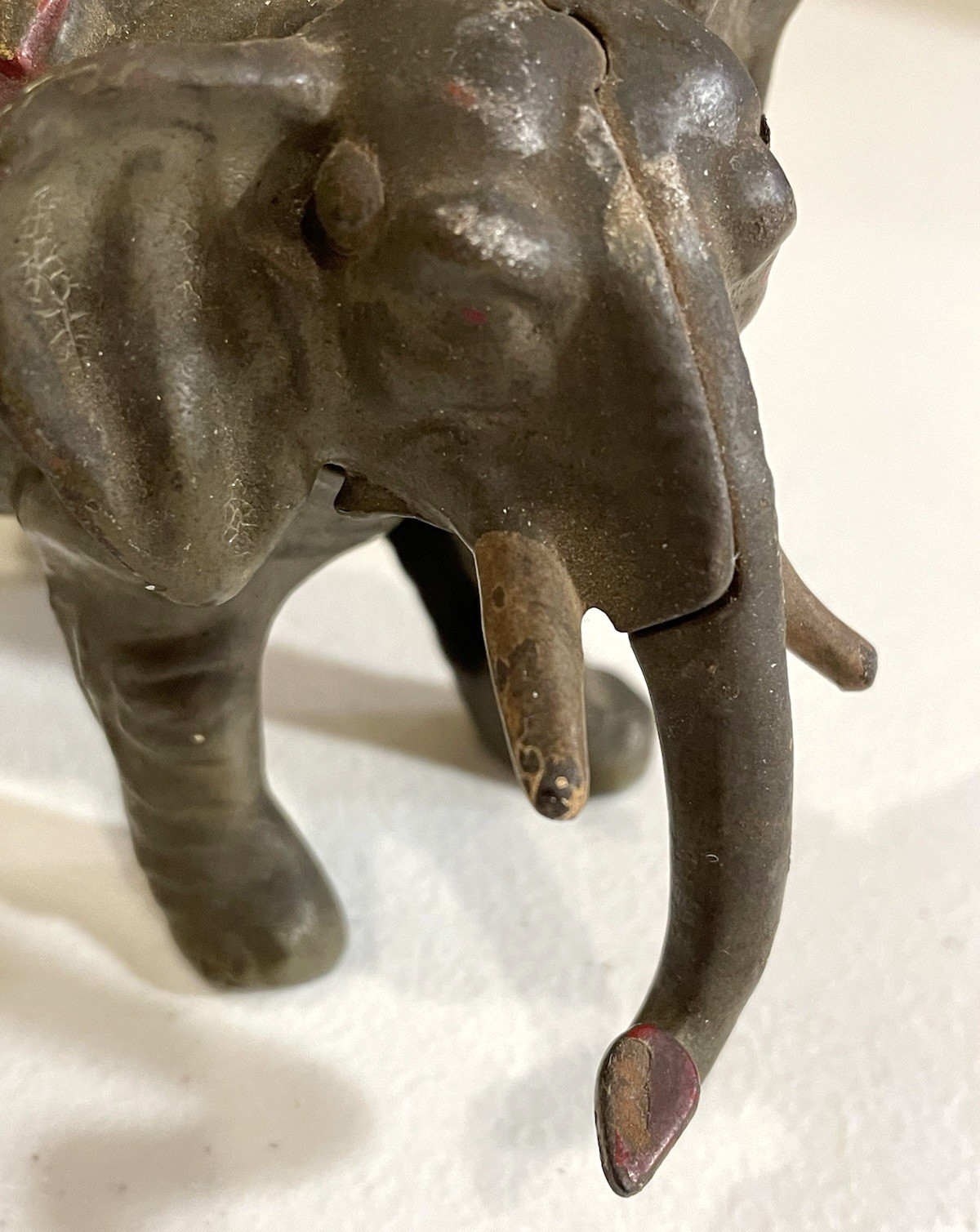 1936 “Land-On Roosevelt” Cast Iron Elephant Landon vs. FDR Political Memorabilia