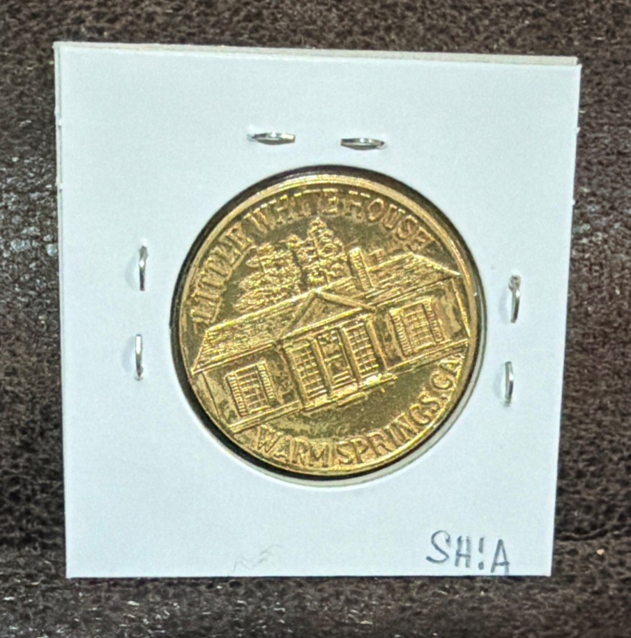 1945 Franklin D Roosevelt Little White House,Warm Springs-Georgia Token-29MM