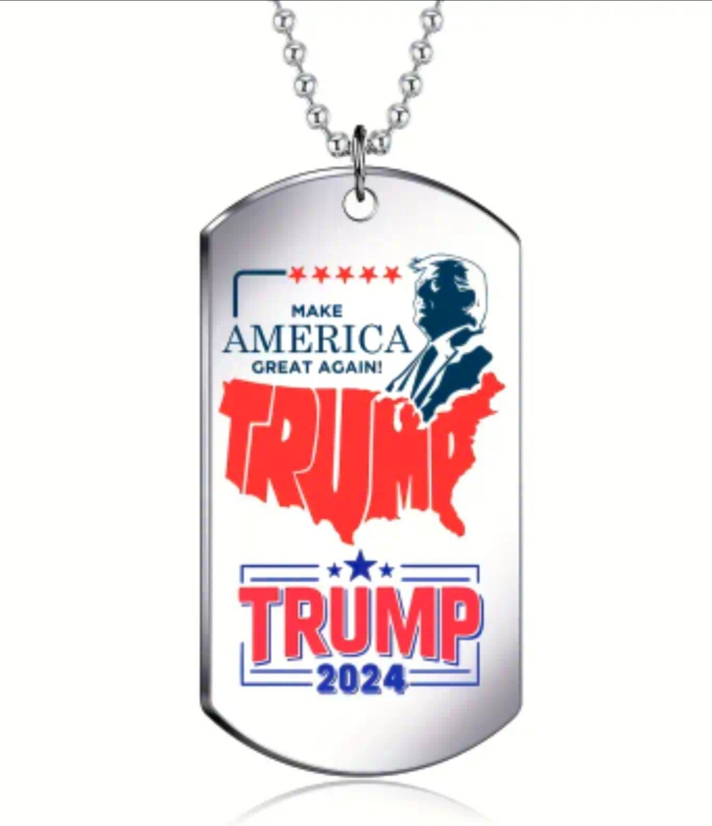 Donald Trump – Make America Great Again – Accessory Cars Bags Necklace Dog Tags