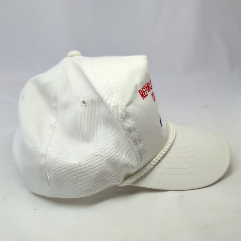Vintage 1992 Republican National Convention Hat RNC Houston Texas Rope Snapback