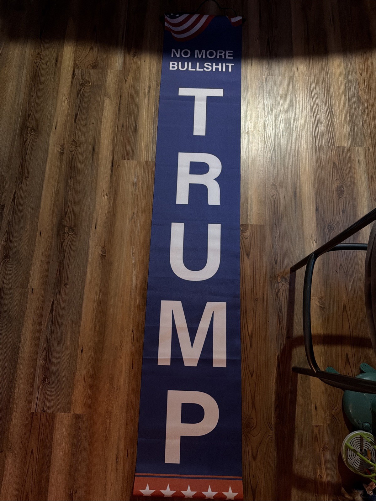 New Trump 12X65 No More Bullshit Banner Advertising Vinyl Hang USA MAGA Pillar
