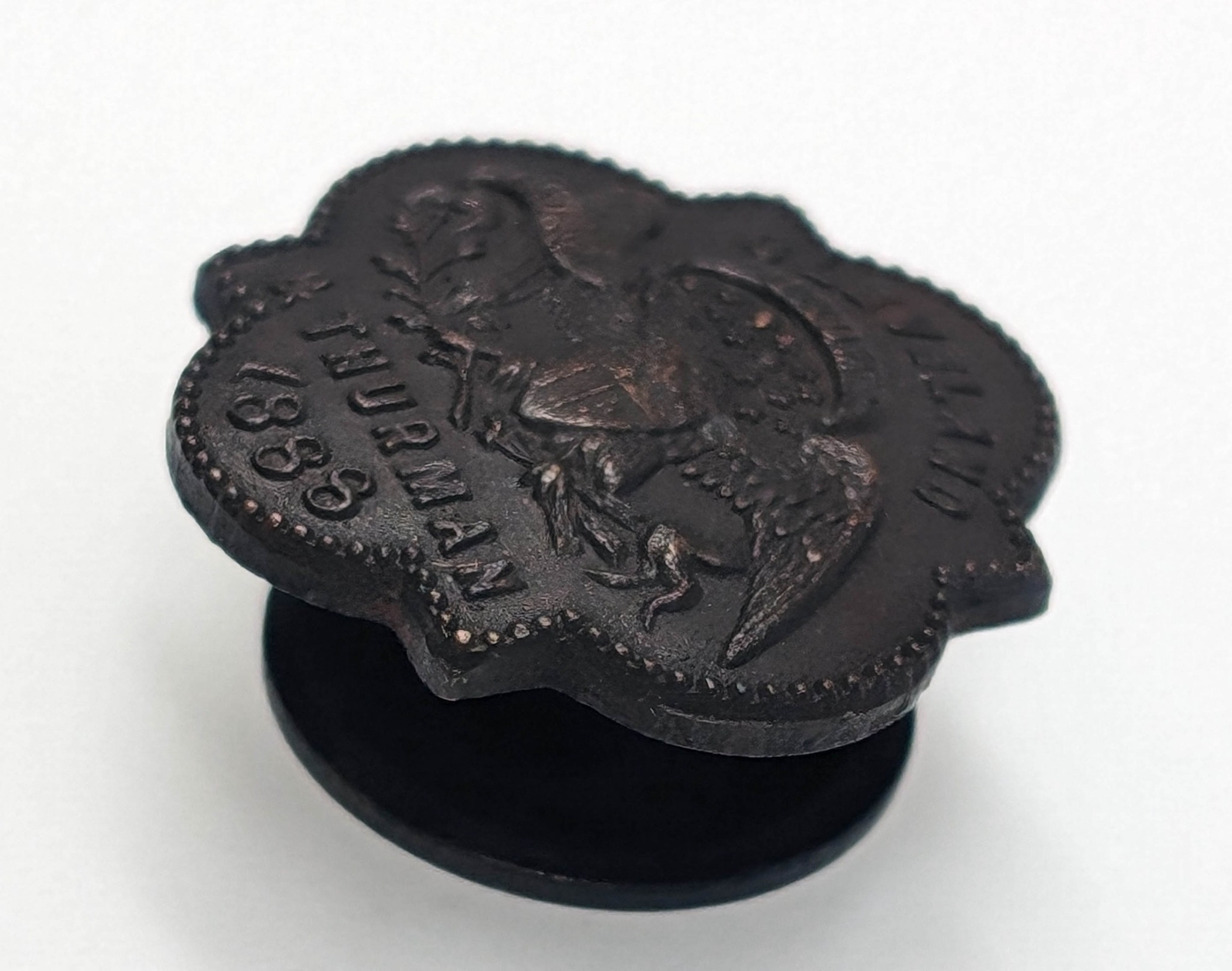 1888 Grover Cleveland Campaign Button Dewitt GC-1888-92 Copper
