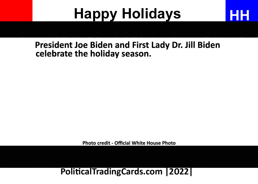 President Joe Biden Christmas Gift and Stocking Stuffer Political Trading Card