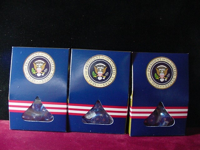 Lot 3 Presidential White House Hershey Kisses Candy -No signature- Free shipping