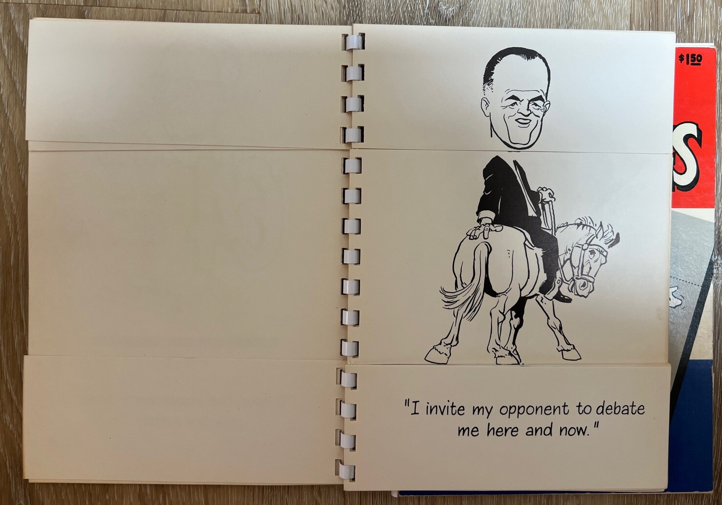 1964 Instant Candidates Character Book by David D.J. Arneson & Jack Sparling Q.2