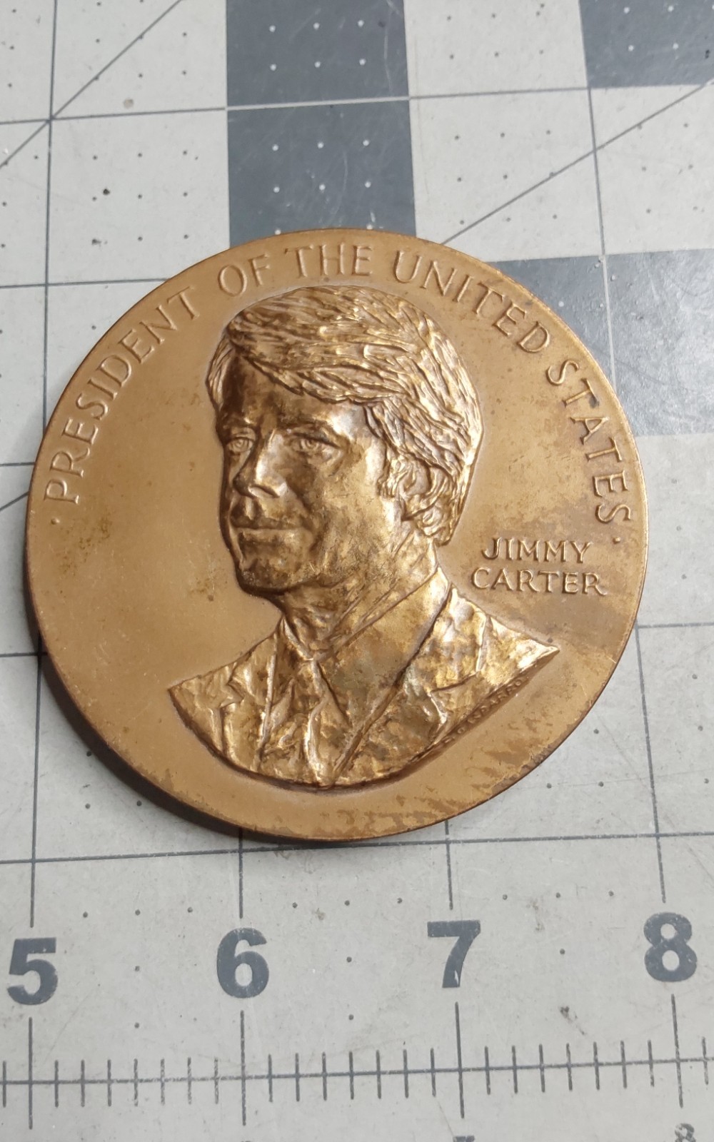 1977 Jimmy Carter Inauguration Medal Badge