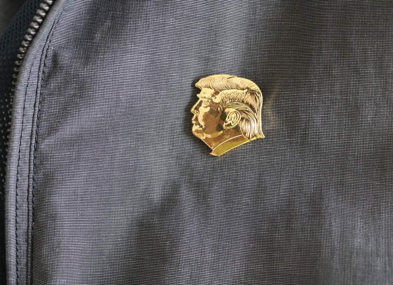 President Donald Trump Pin, Gold Plated Lapel Pins, 1.2″ X 1.2″, 1 Pack