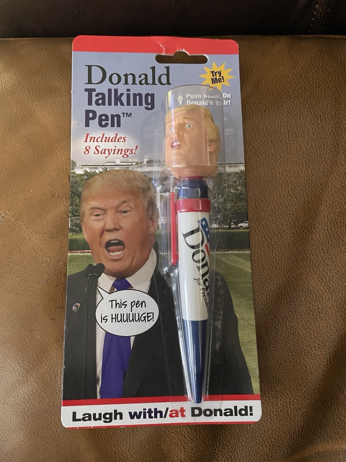 Talking Donald Trump Pen – Collectible Edition – 8 Sayings in His Real Voice