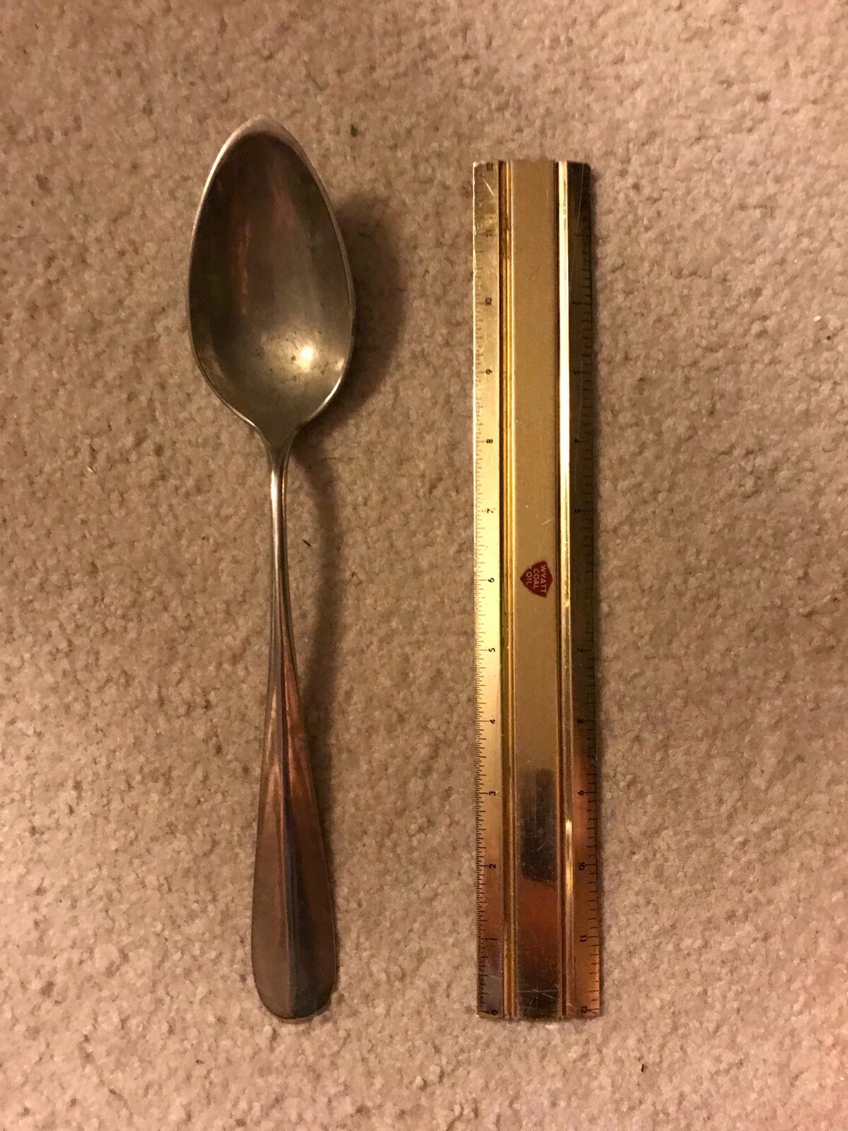 VTG / Antique Silver Plated Germany Alpacca Ladle or very long Spoon 12″L
