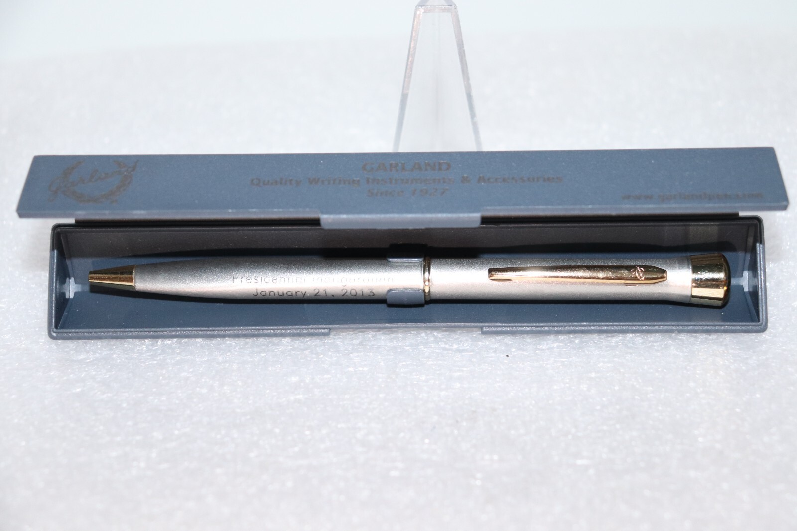 Garland Bubbletop Pen Presidential Inauguration January 21, 2013 Obama/Biden