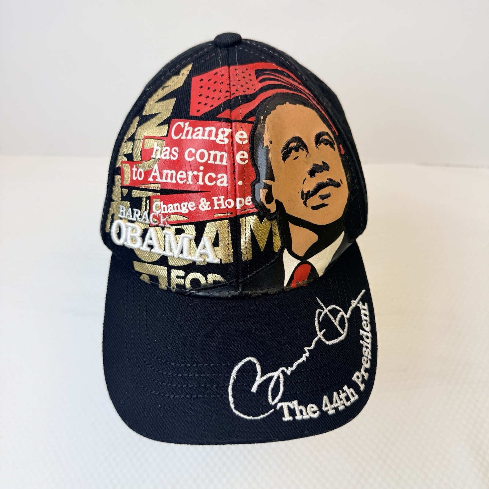 Barack Obama 44th President Hat KBethos Adjustable Baseball Cap Black OSFA