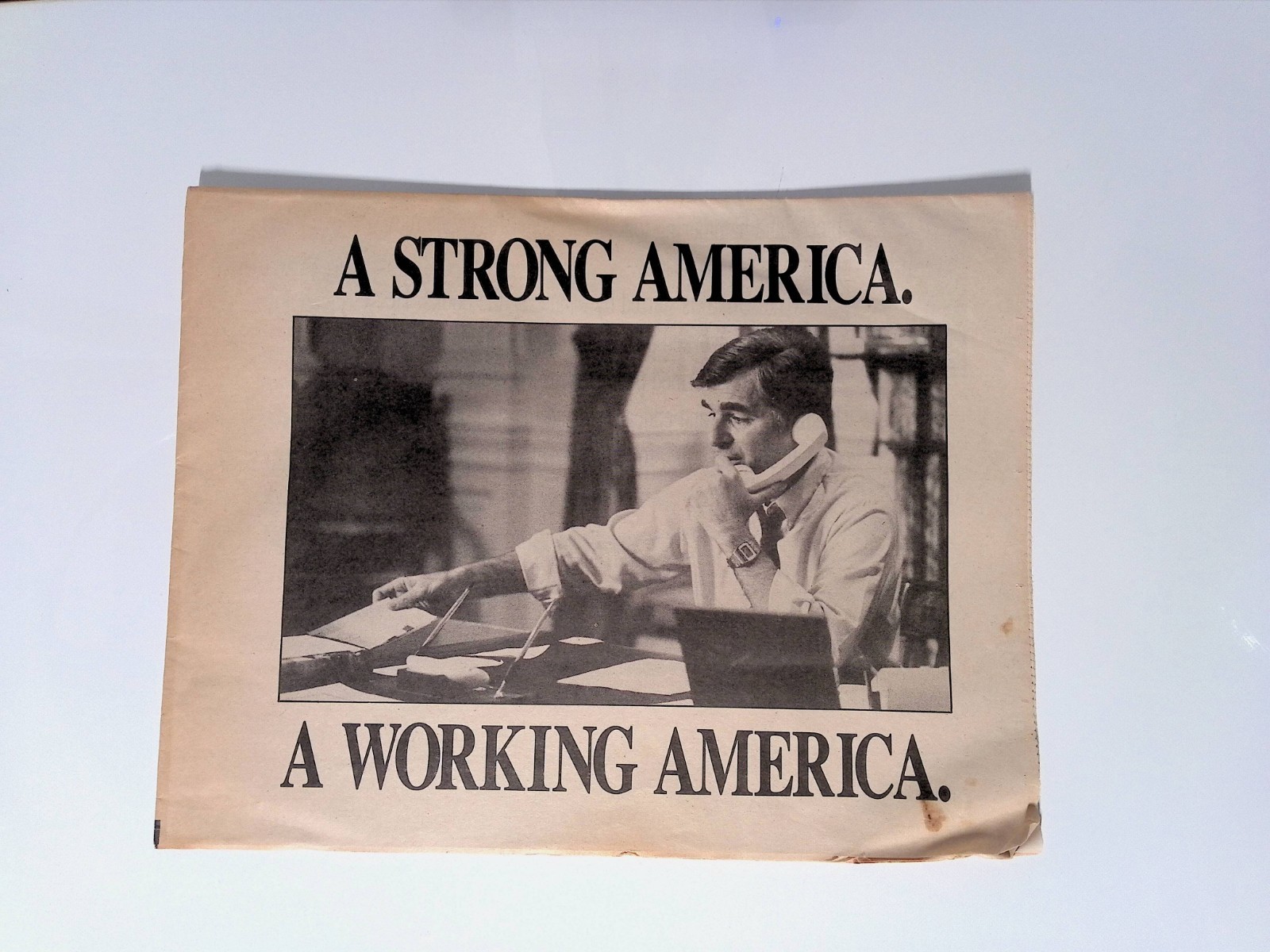 Mike Dukakis 1988 Presidential Campaign Lloyd Bentsen Lot Flyers &for Texas Mail