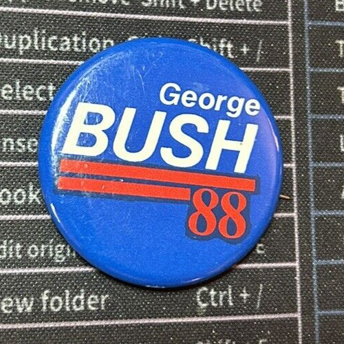 George Bush 88 Campaign Badge Button Pin