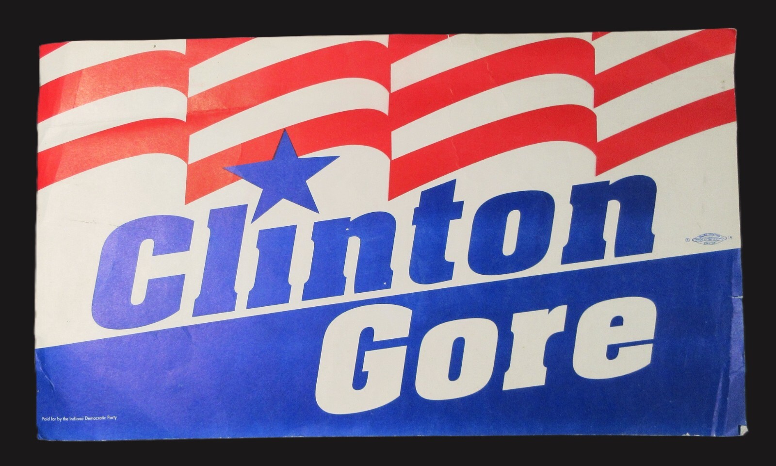 Clinton Gore Political Poster by The Indiana Democratic Party