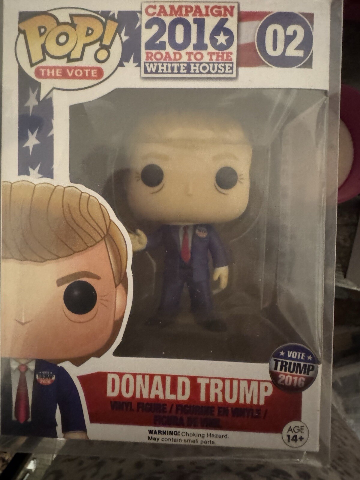 DONALD TRUMP the 2016 America President Vinyl Figure Toy New In Collectors Box