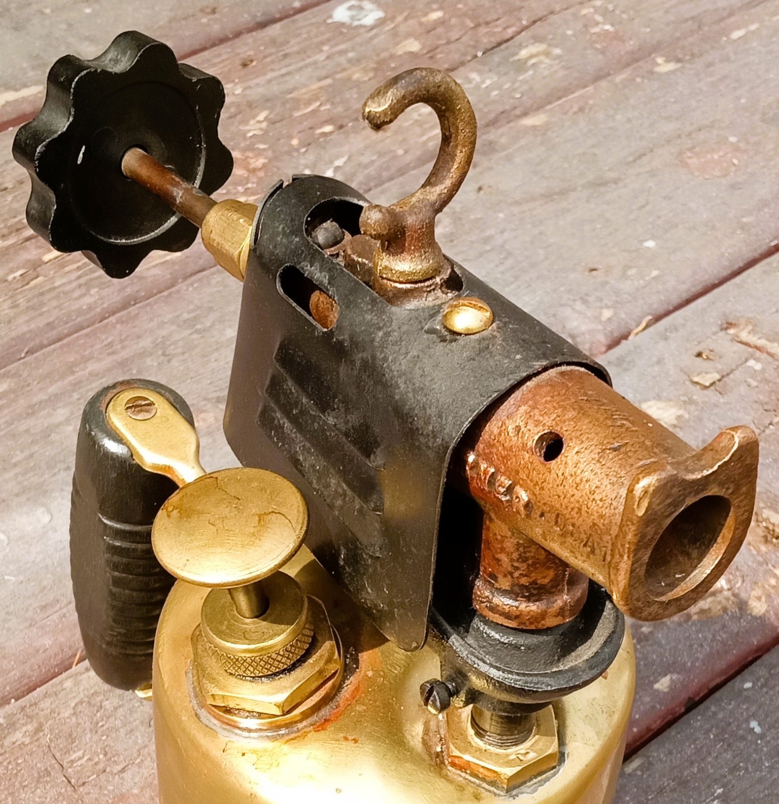 Donald Trump Supporter, Restored Vintage “Champion” Solid Brass Blow Torch