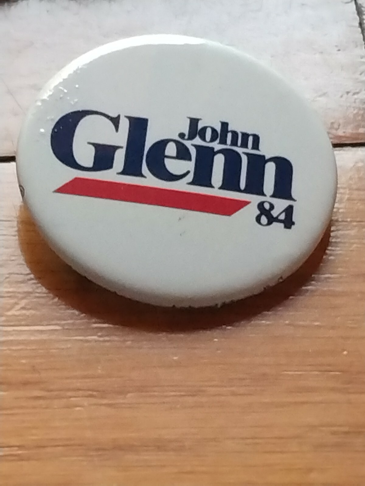 John Glenn 84 Presidential Campaign Button. Also 1st American to orbit Earth.