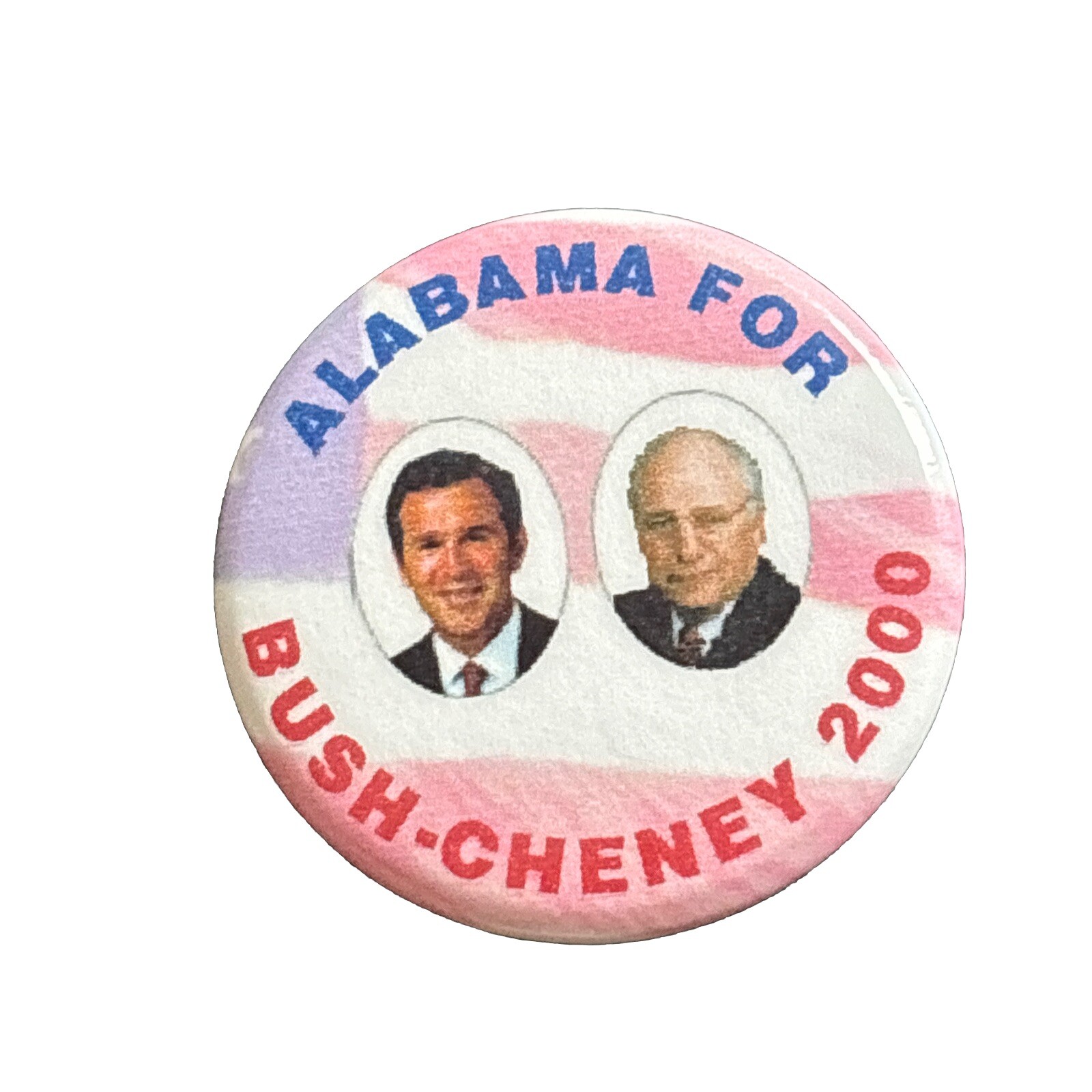 2000 George W. Bush for President Alabama Pin 50 State 1.75″ Button Cheney