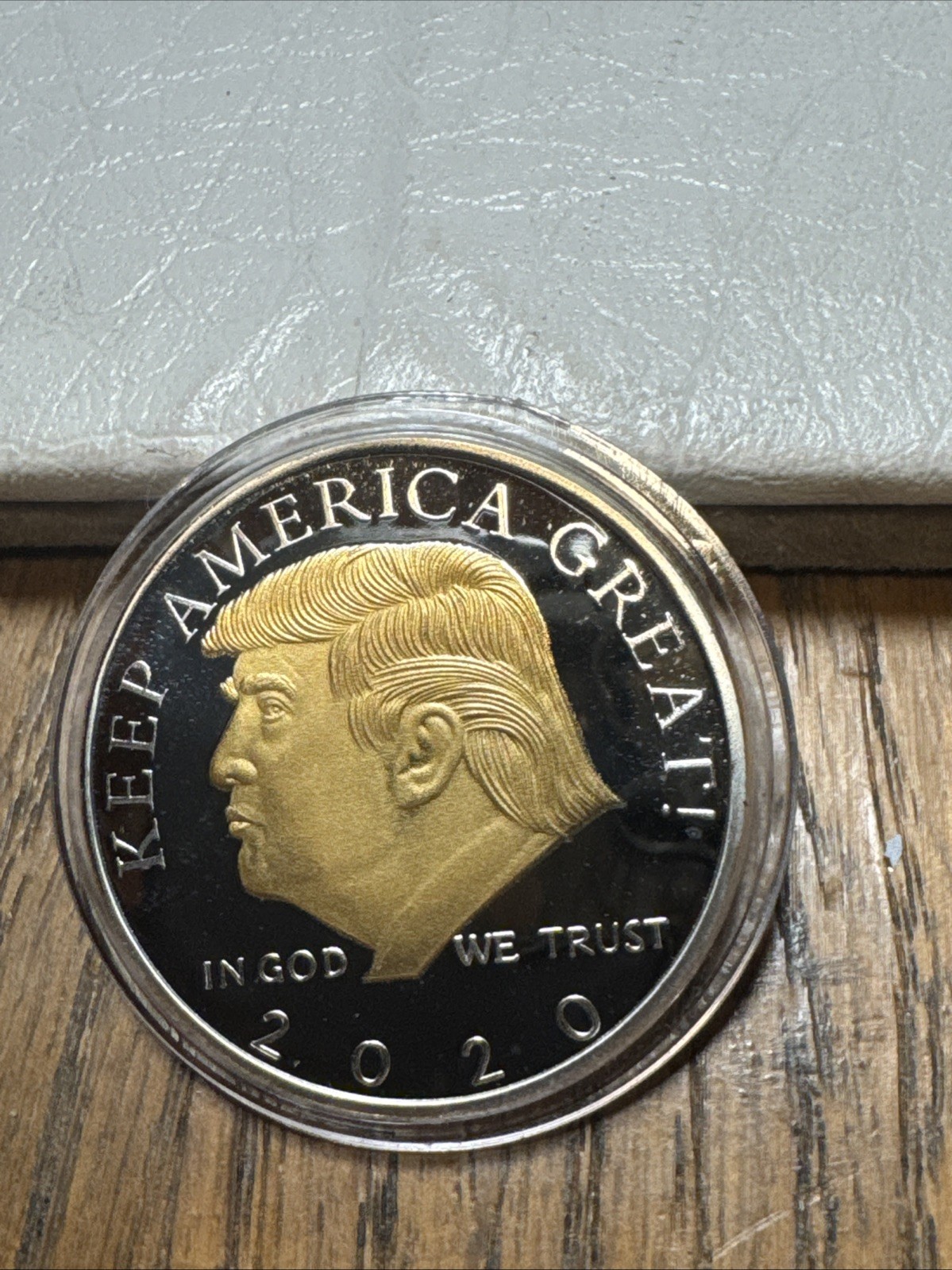 DONALD TRUMP 2020 SILVER GOLD PLATED RARE COIN 45th PRESIDENT KEEP AMERICA GREAT