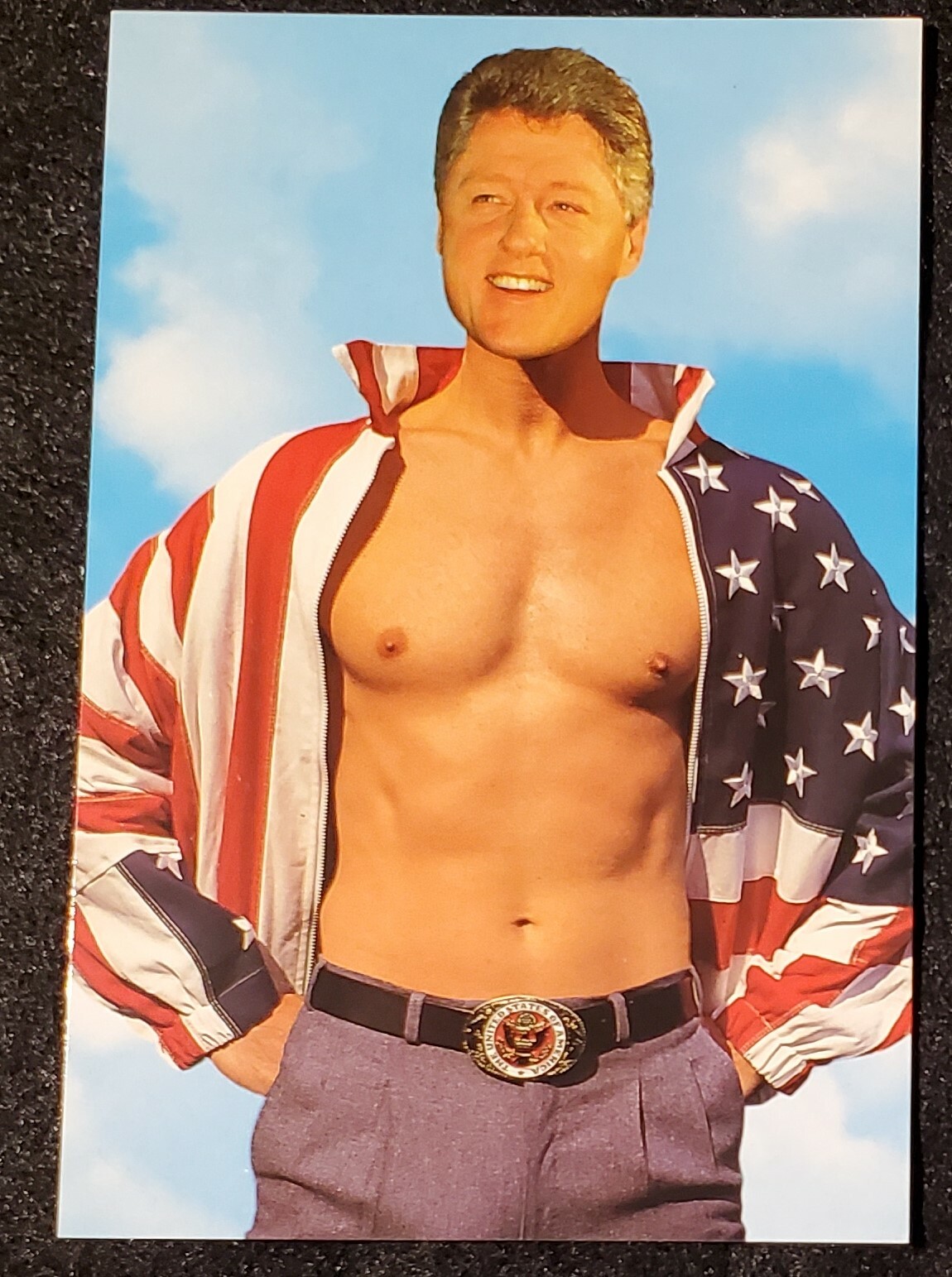 Bill Clinton – Postcard – 1994 – design George Castaldo #3189