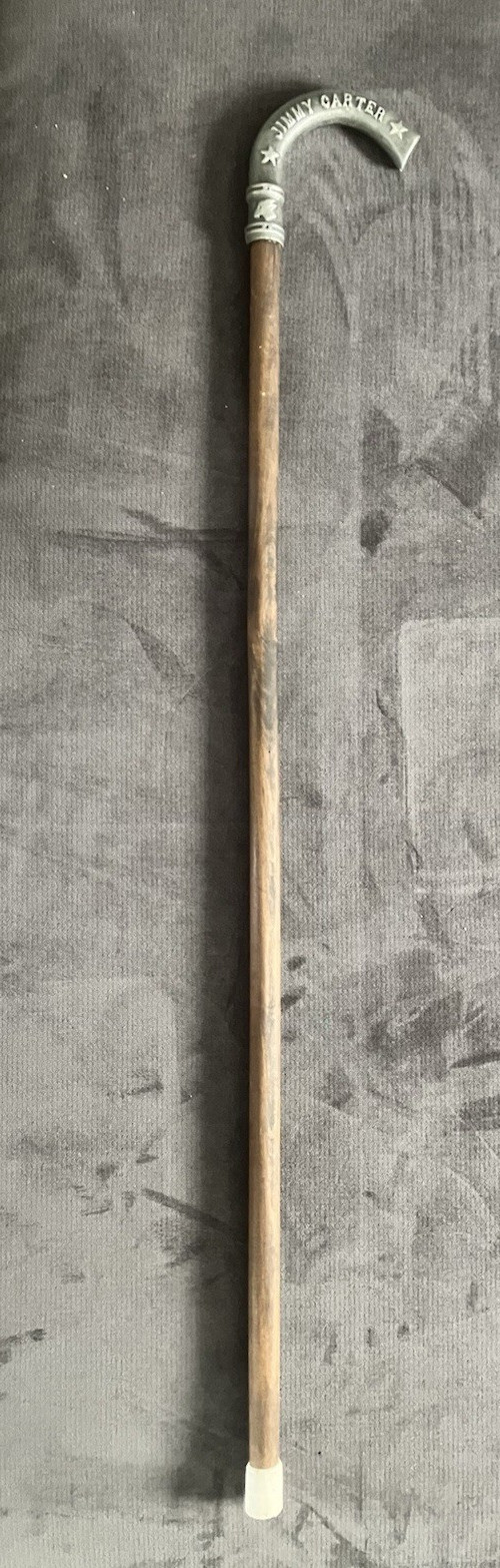 VINTAGE 1976 JIMMY CARTER PRESIDENTIAL CAMPAIGN CANE / WALKING STICK VG