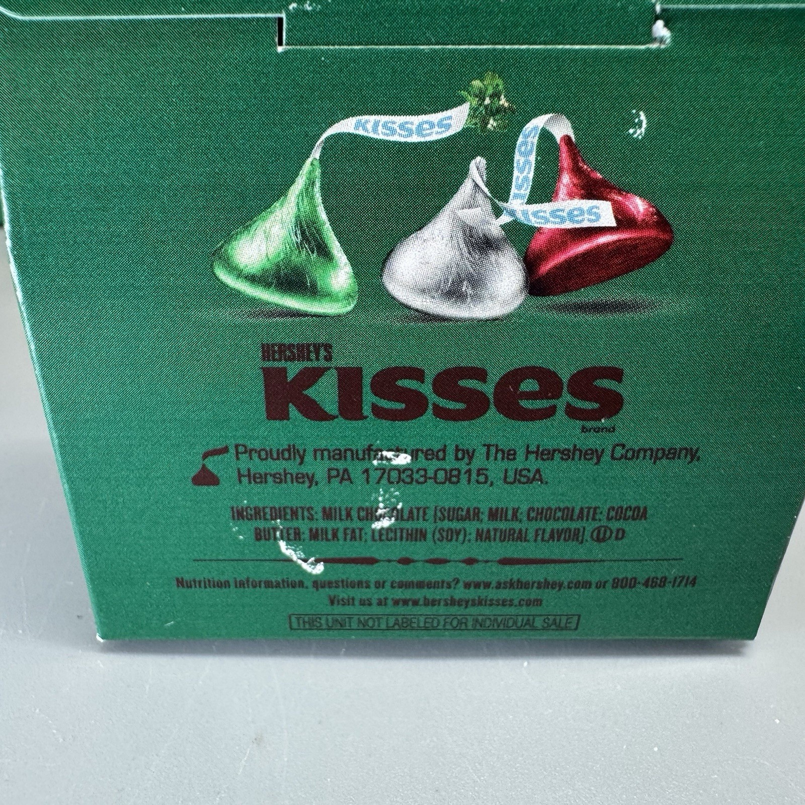 (7) 2018 President DONALD TRUMP Hershey Kiss Christmas White House Candy Box