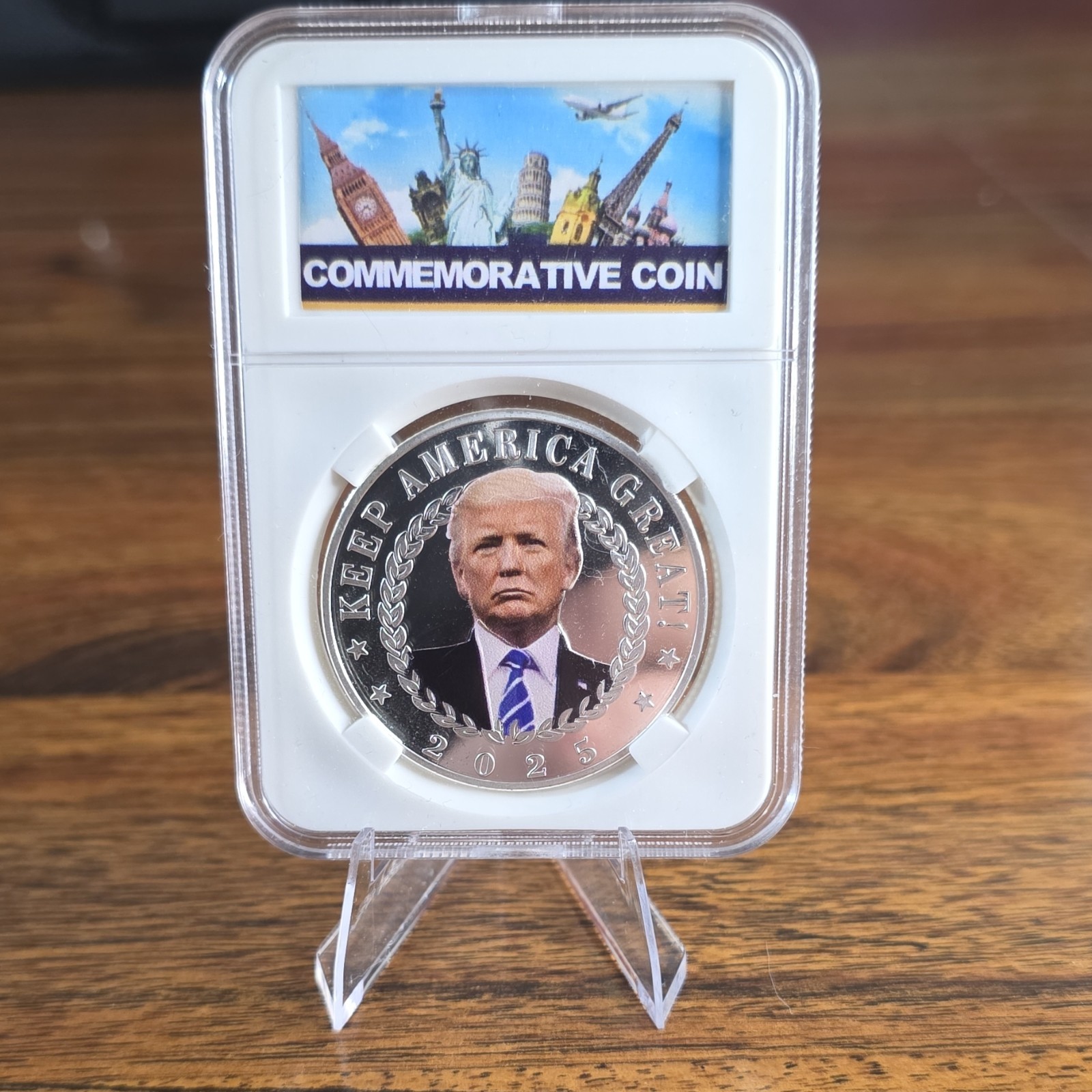 Donald Trump 2025 Keep America Great Commemorative Metal Coin Politics