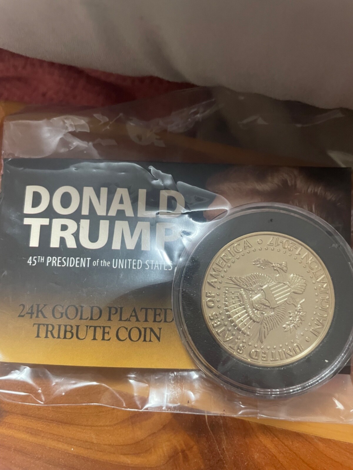 Lot of 10 Donald Trump Coins all new