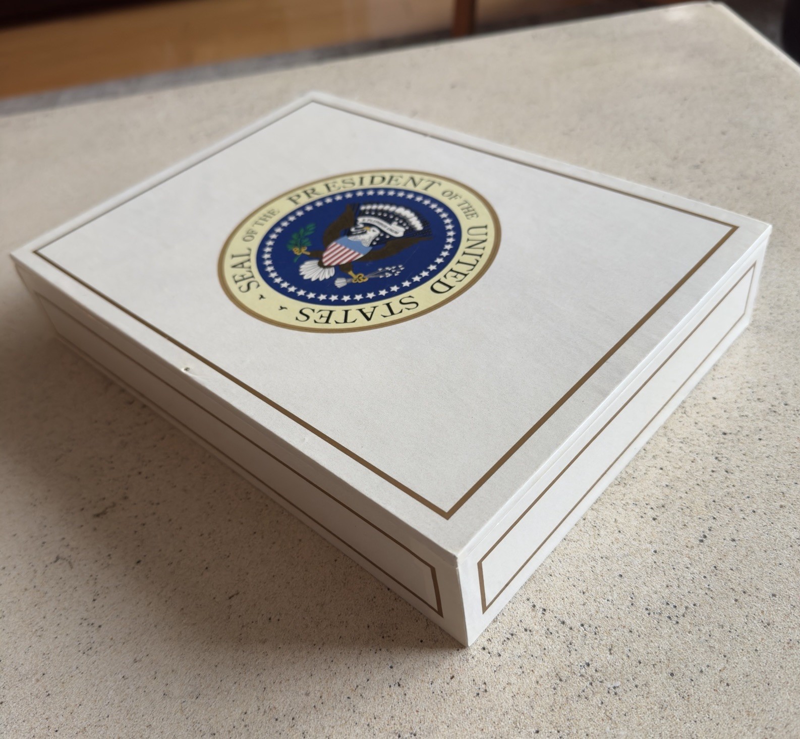 Vintage United States Seal Of The Presidential Seal Cigar Box Rare
