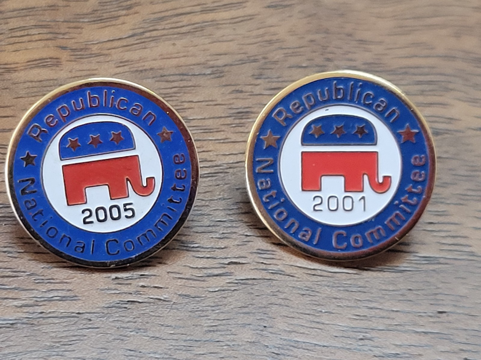 Republican National Committee Tie Tack Lapel Pin RNC 2001 & 2005