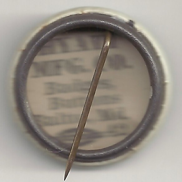Our Next President Al Smith 1928 Campaign Pin political pinback w/ Backpaper