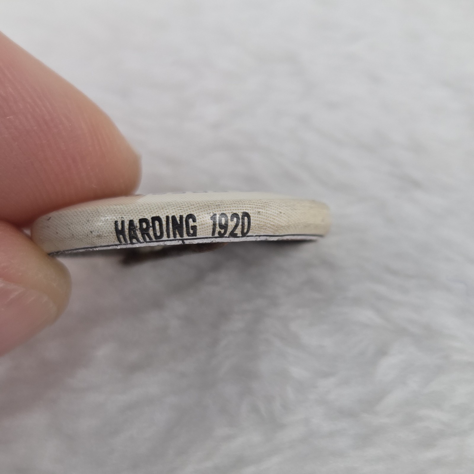 Vintage 1972 Reproduction Warren G Harding For President Campaign Pin Button