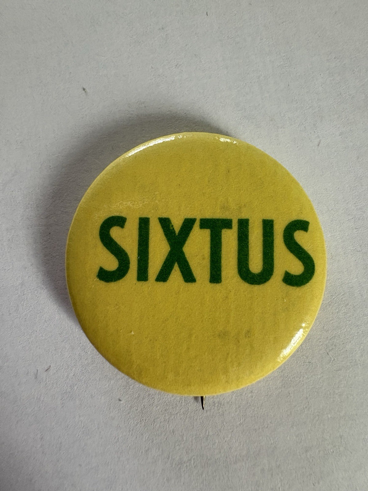 1972 Senator Edmund Sixtus Muskie for President Button SIXTUS
