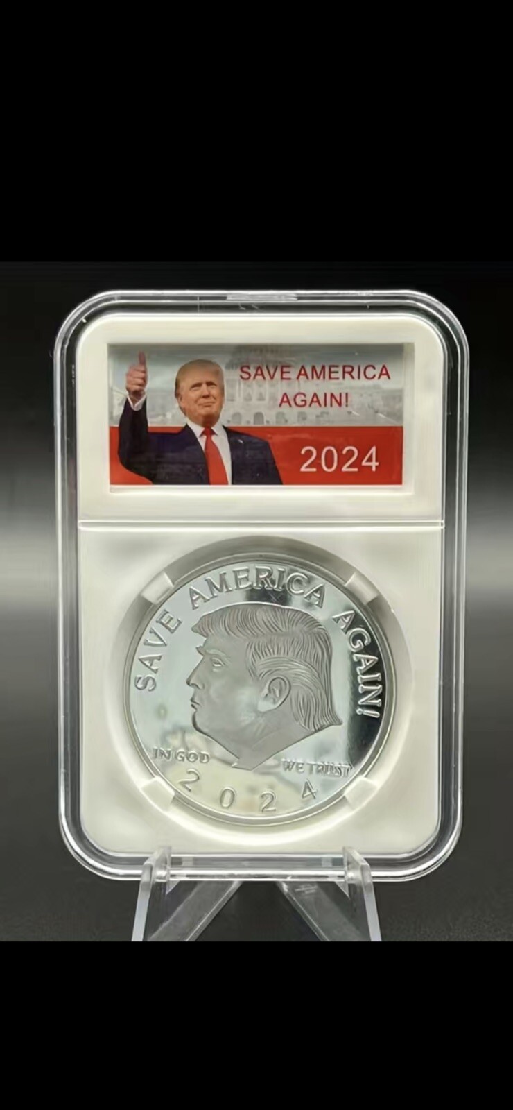 SAVE AMERICA AGAIN Donald Trump 2024 Coin US Novelty Coin