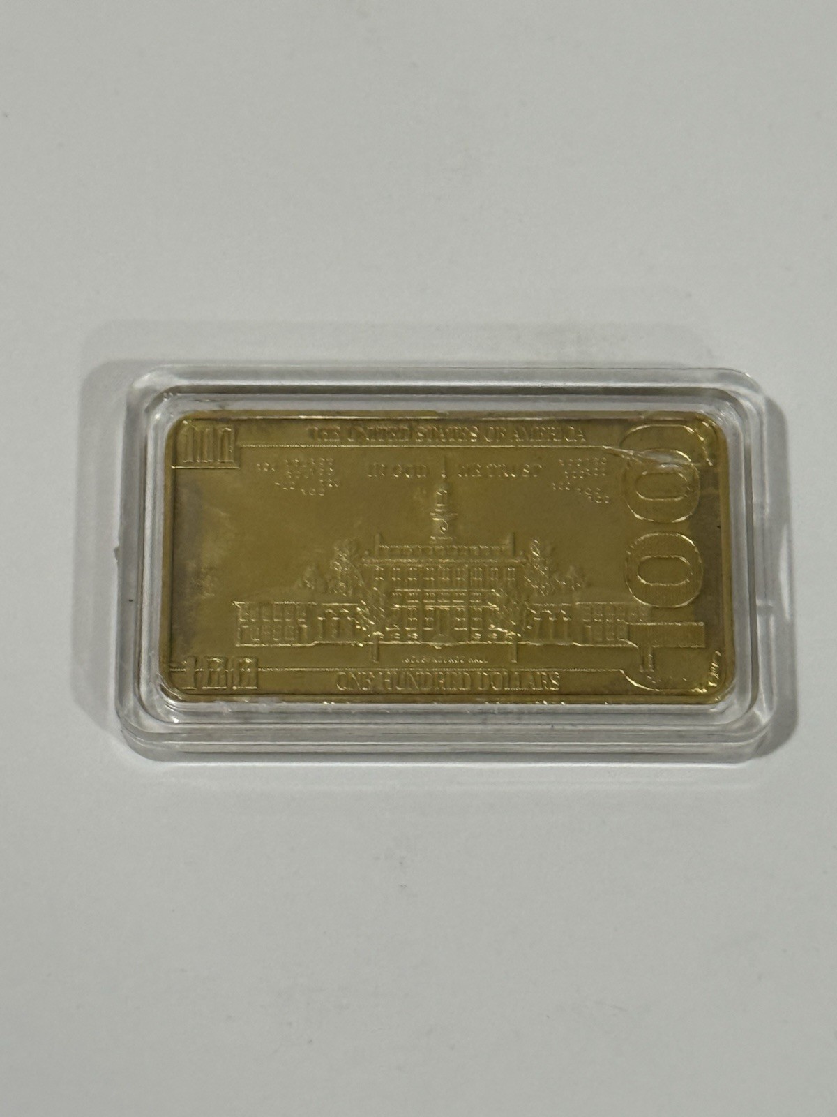 Donald Trump 24K Gold Plated $100 Bar – Collectable Coin/Bar