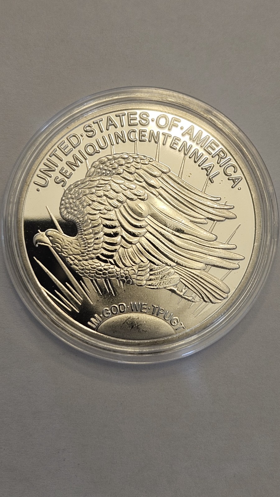 Donald Trump Liberty 2024 Commemorative Silver Coin In Hard Plastic Case