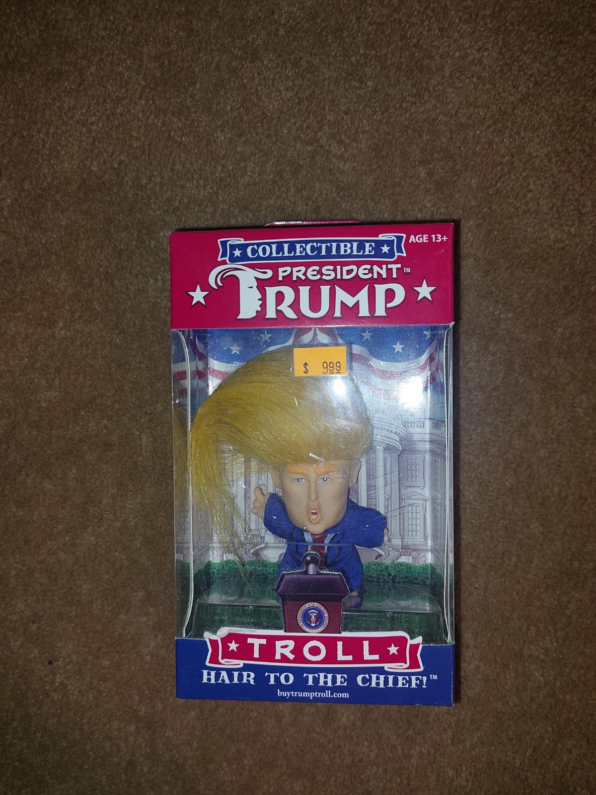 President Donald Trump Collectible Troll Doll – “Hair to The Chief” NIB 2017